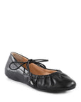 Black Oh Darling Leather Flat Shoe