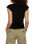 Black Charisma Dolman Mesh Tee