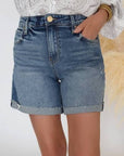 Freedom Taylor High Rise Raw Hem Short