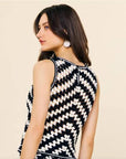 Black & Ivory Sweet Tank