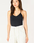 Black Crop Cami