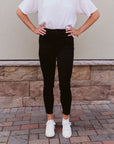 Black Donna High Rise Fab Ab Denim